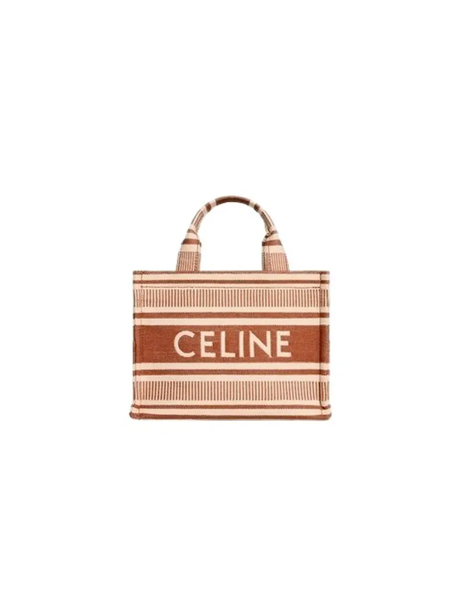 Сумка-тоут Celine Small Thais из холста - бежевый — изображение 1 из 3