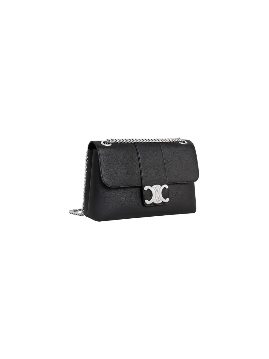 Сумка через плечо Celine Victoire Medium из мягкой телячьей кожи — изображение 2 из 3, черный