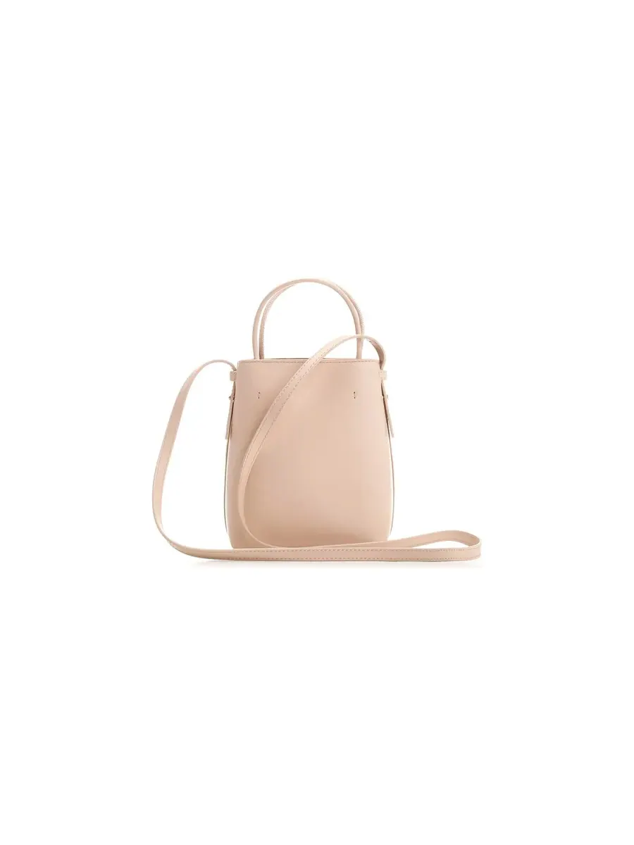 Сумка-тоут из кожи Chloé Micro Chloé Sense — изображение 4 из 4, розовый