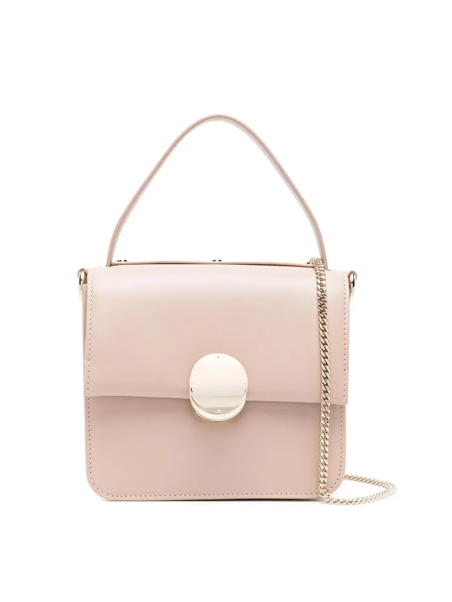Сумка-тоут Chloé Micro Penelope из кожи — изображение 1 из 4, бежевый