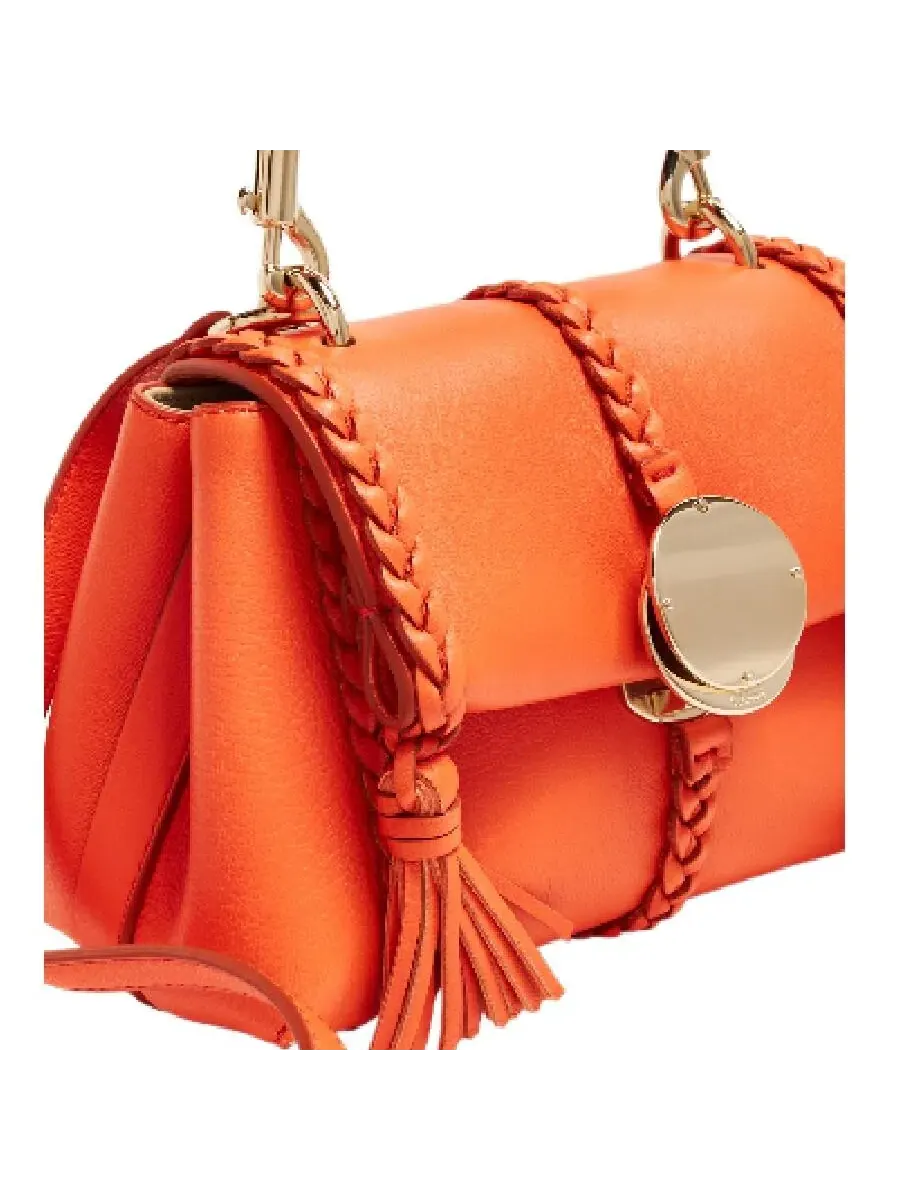 Мягкая сумка на плечо Chloé Mini Penelope — изображение 4 из 4, оранжевый