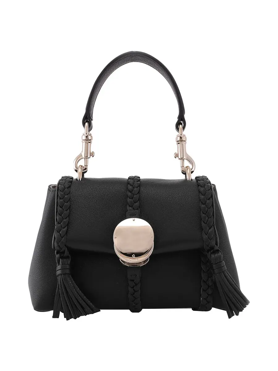 Кожаная сумка через плечо Chloé Penelope — изображение 1 из 6, черный