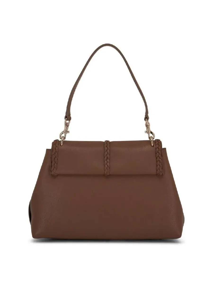 Средняя мягкая кожаная сумка через плечо Chloé Penelope — изображение 2 из 4, коричневый