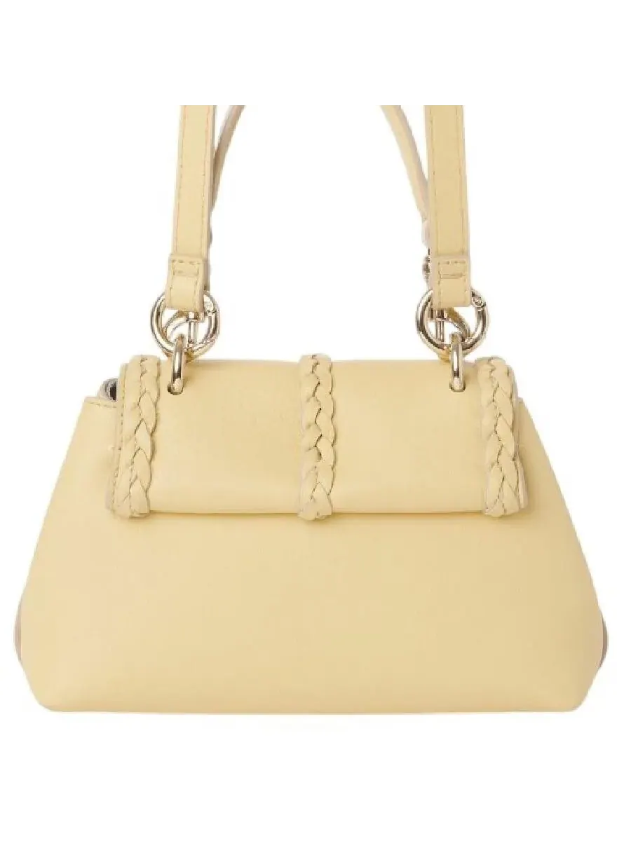 Мини-сумка через плечо из мягкой кожи Chloé Penelope — изображение 2 из 3, желтый