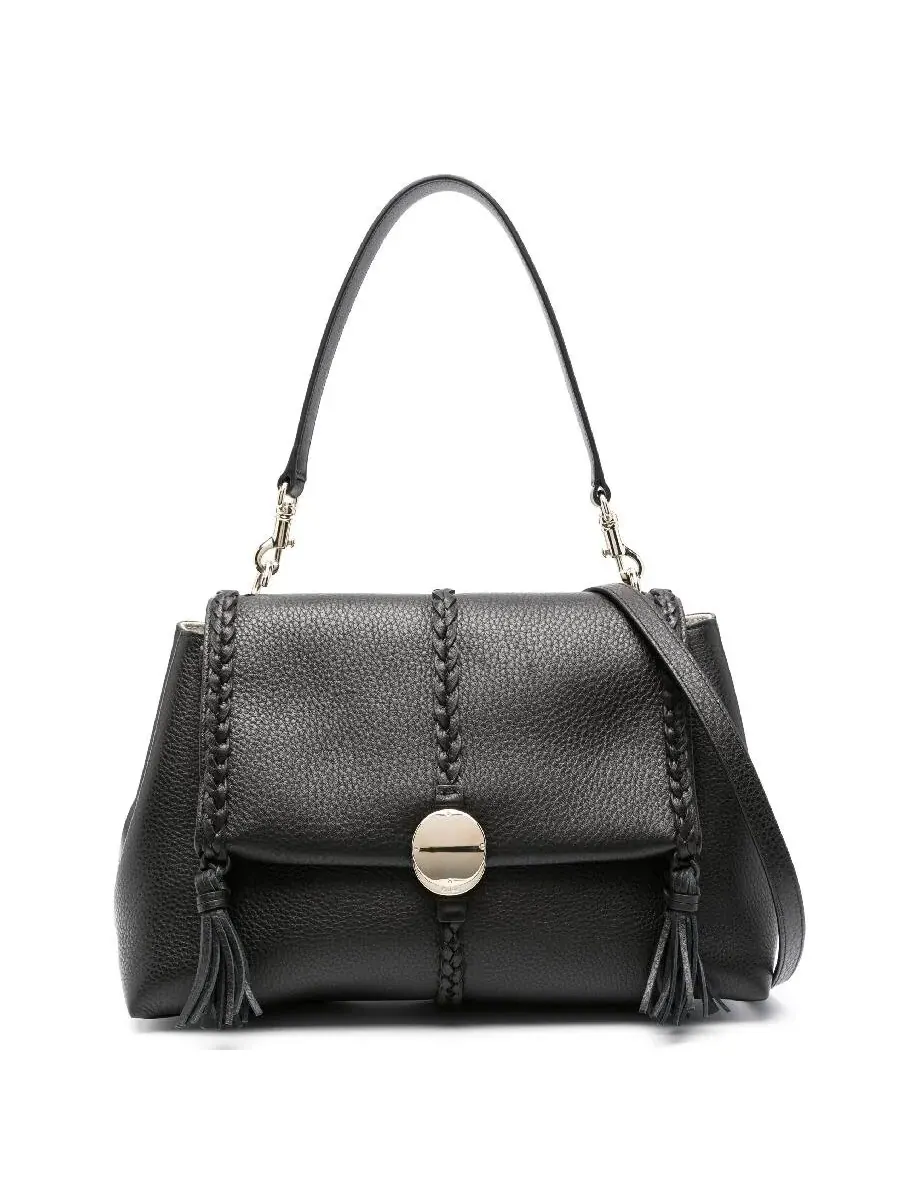 Сумка через плечо Chloé Soft Leather Penelope — изображение 1 из 4, черный