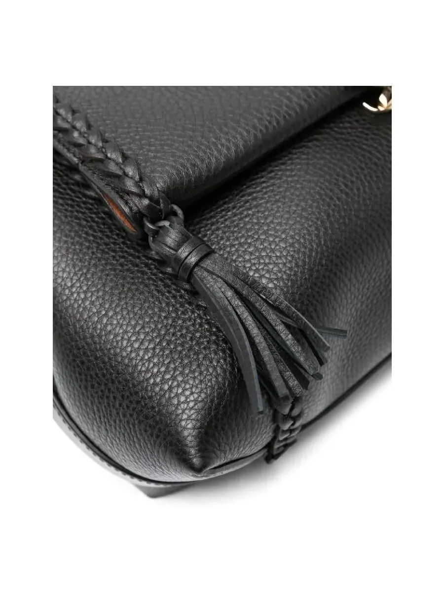 Сумка через плечо Chloé Soft Leather Penelope — изображение 4 из 4, черный