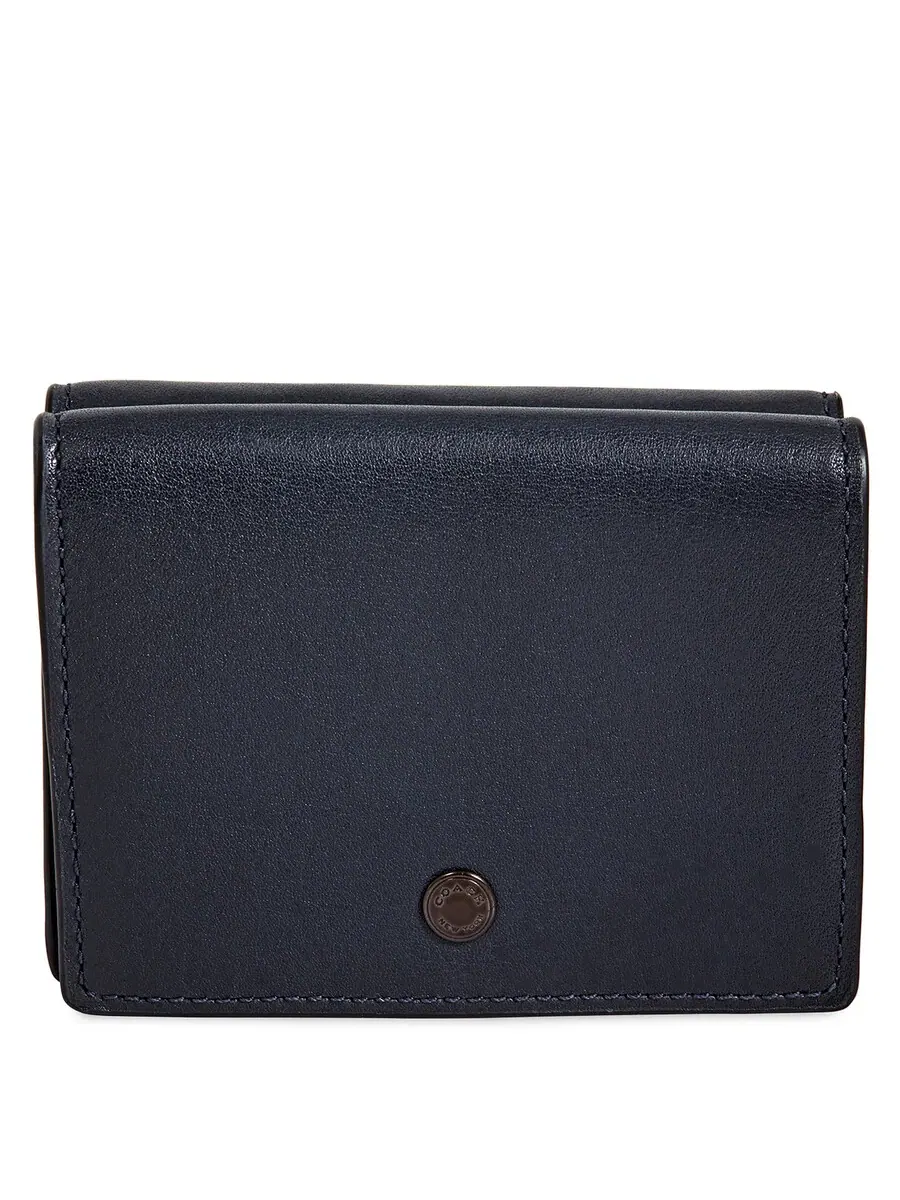 Кошелек для монет Coach Saddle Trifold Origami