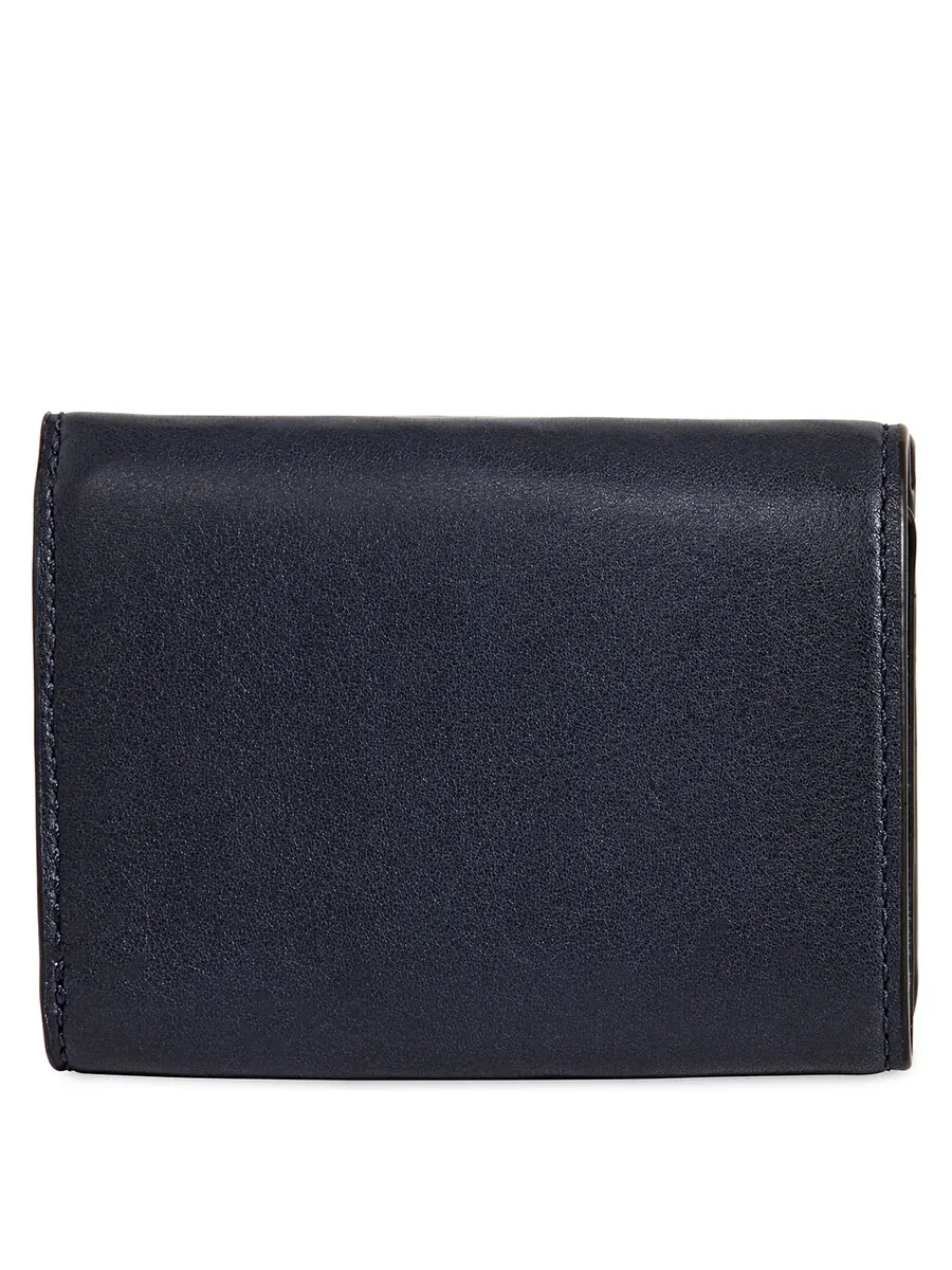 Кошелек для монет Coach Saddle Trifold Origami — изображение 3 из 7, синий