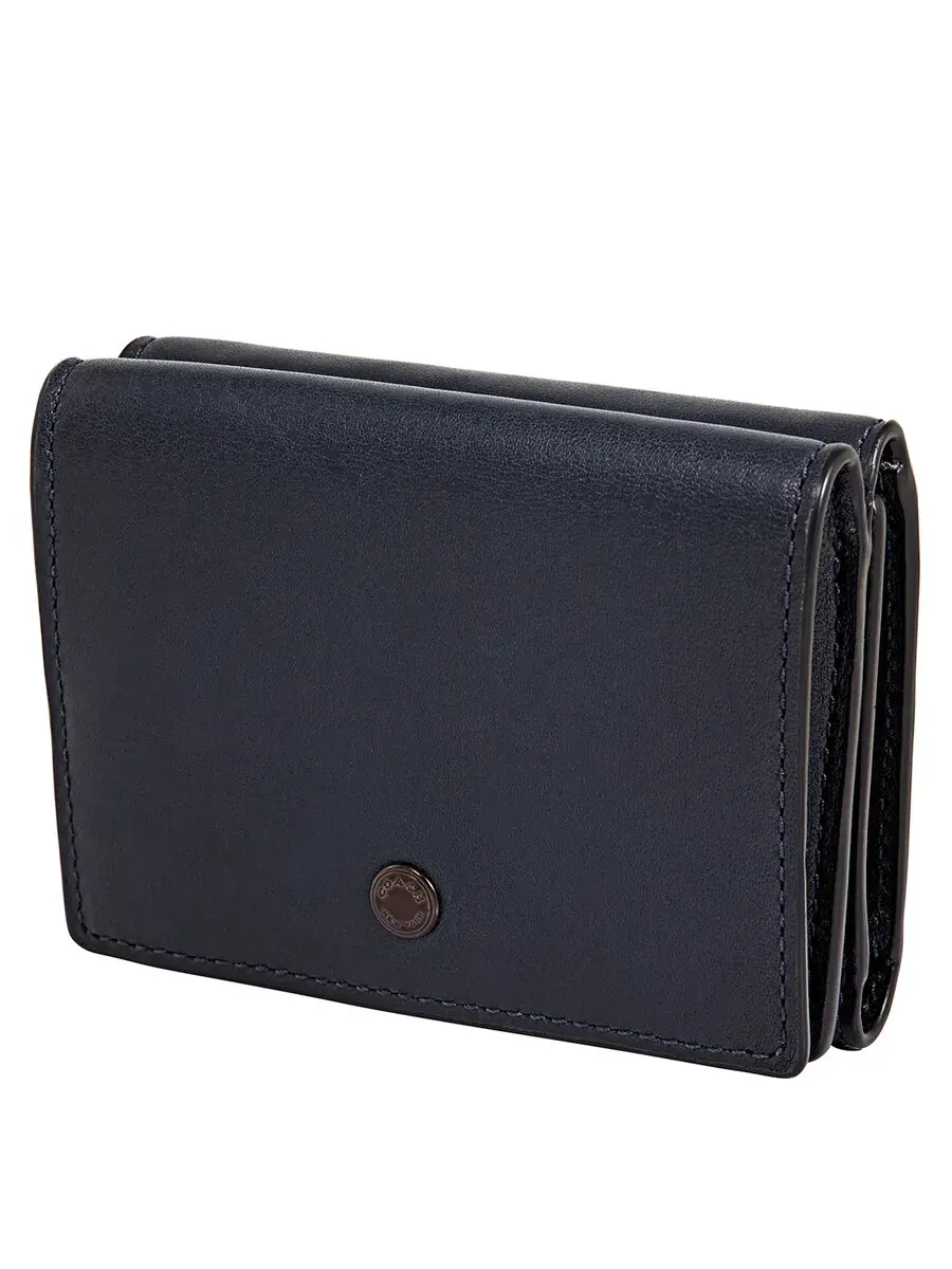 Кошелек для монет Coach Saddle Trifold Origami — изображение 4 из 7, синий