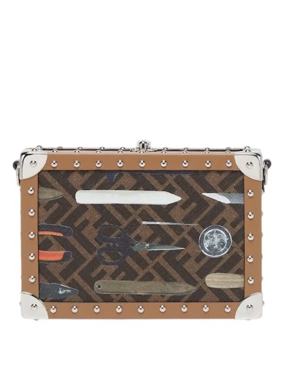 Прямоугольная сумка-кейс для телефона Fendi FF — мульти