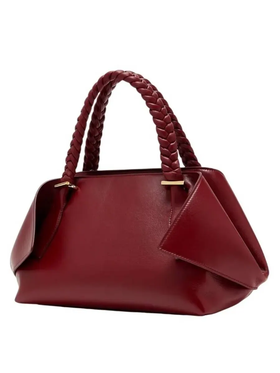 Сумка Ferragamo Burgundy Folded M — 2