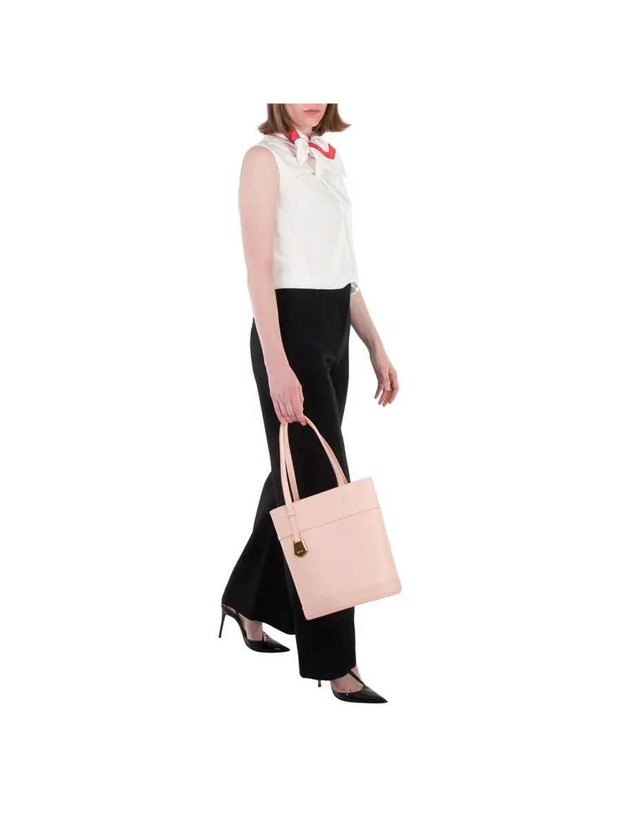 Сумка-тоут Ferragamo Carryall Small North South Charming розового цвета — изображение 2 из 5, розовый