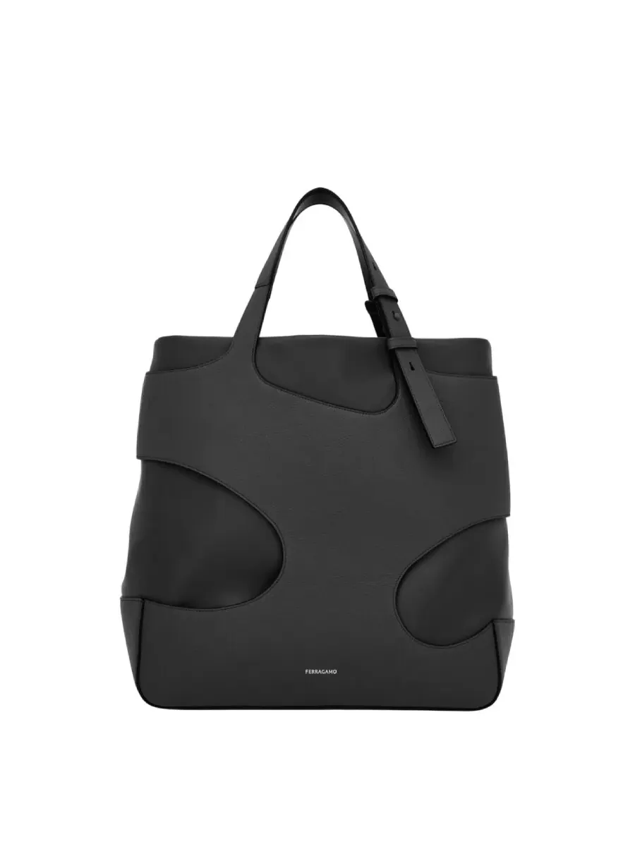 Сумка-тоут с вырезным логотипом Ferragamo — 1