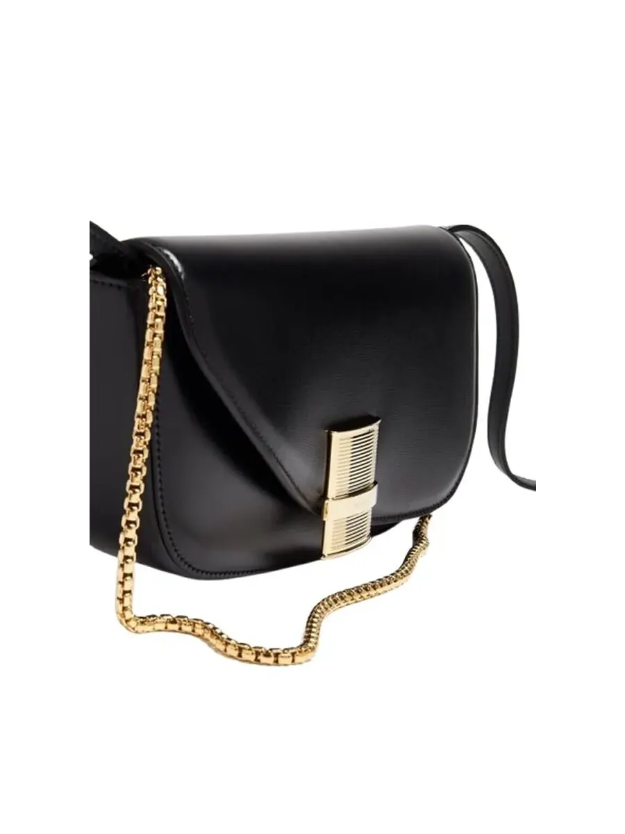 Сумка через плечо Ferragamo Fiamma Mini — изображение 2 из 3, черный