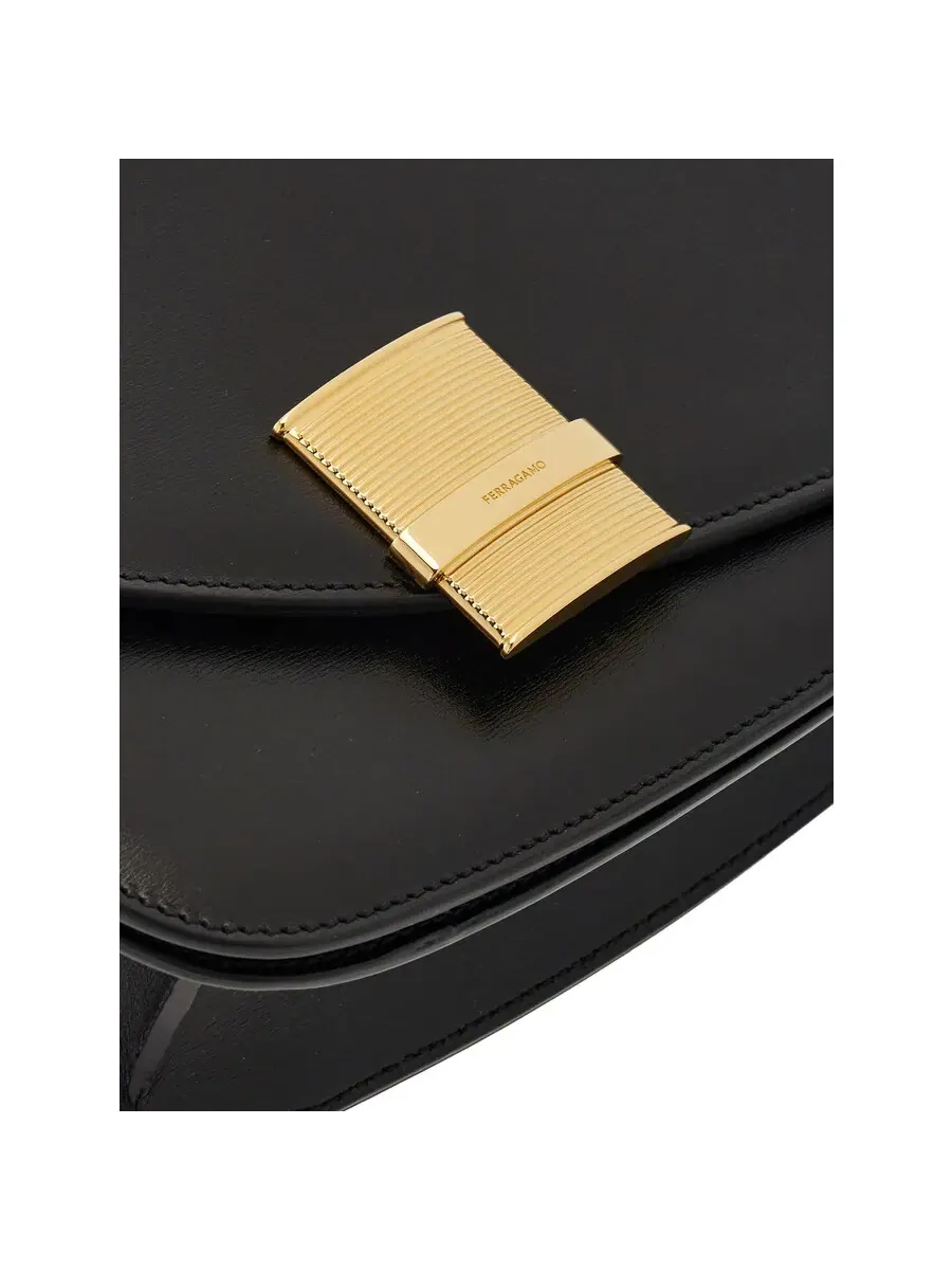 Сумка на плечо Ferragamo Fiamma S — изображение 4 из 5, черный