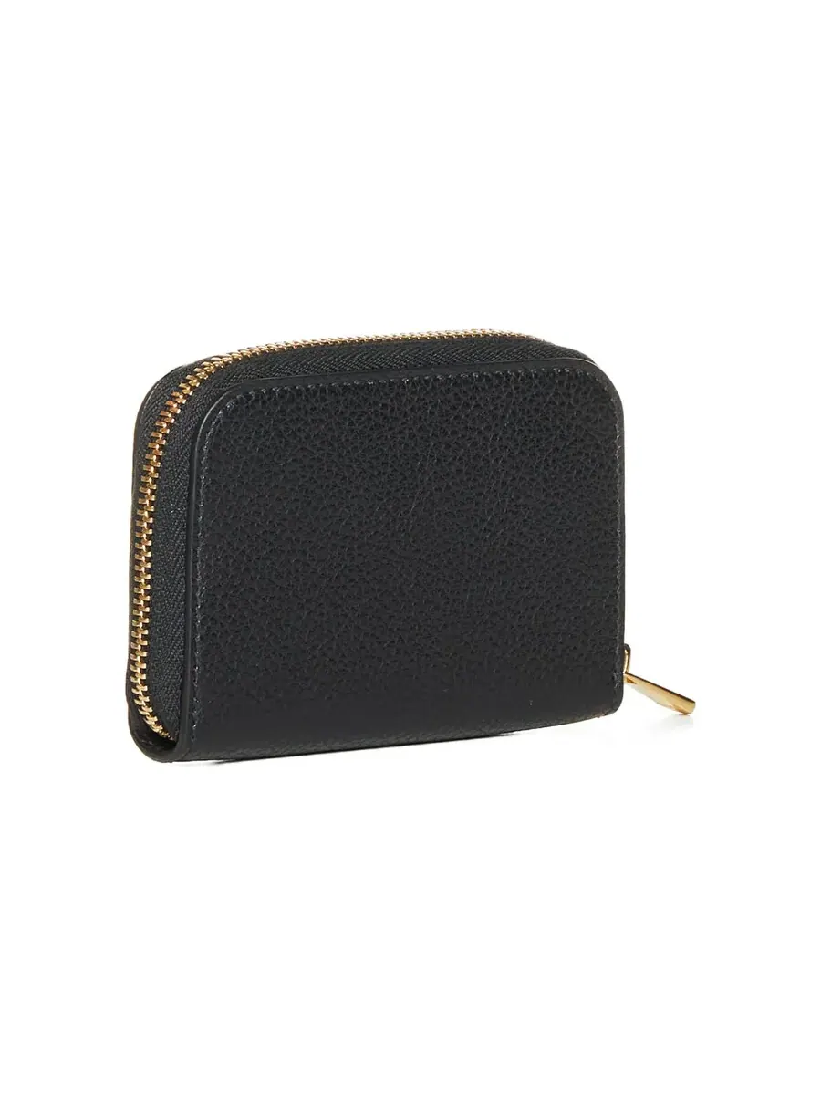Сумка Ferragamo Gancini Leather Coin Purse — изображение 3 из 3, черный