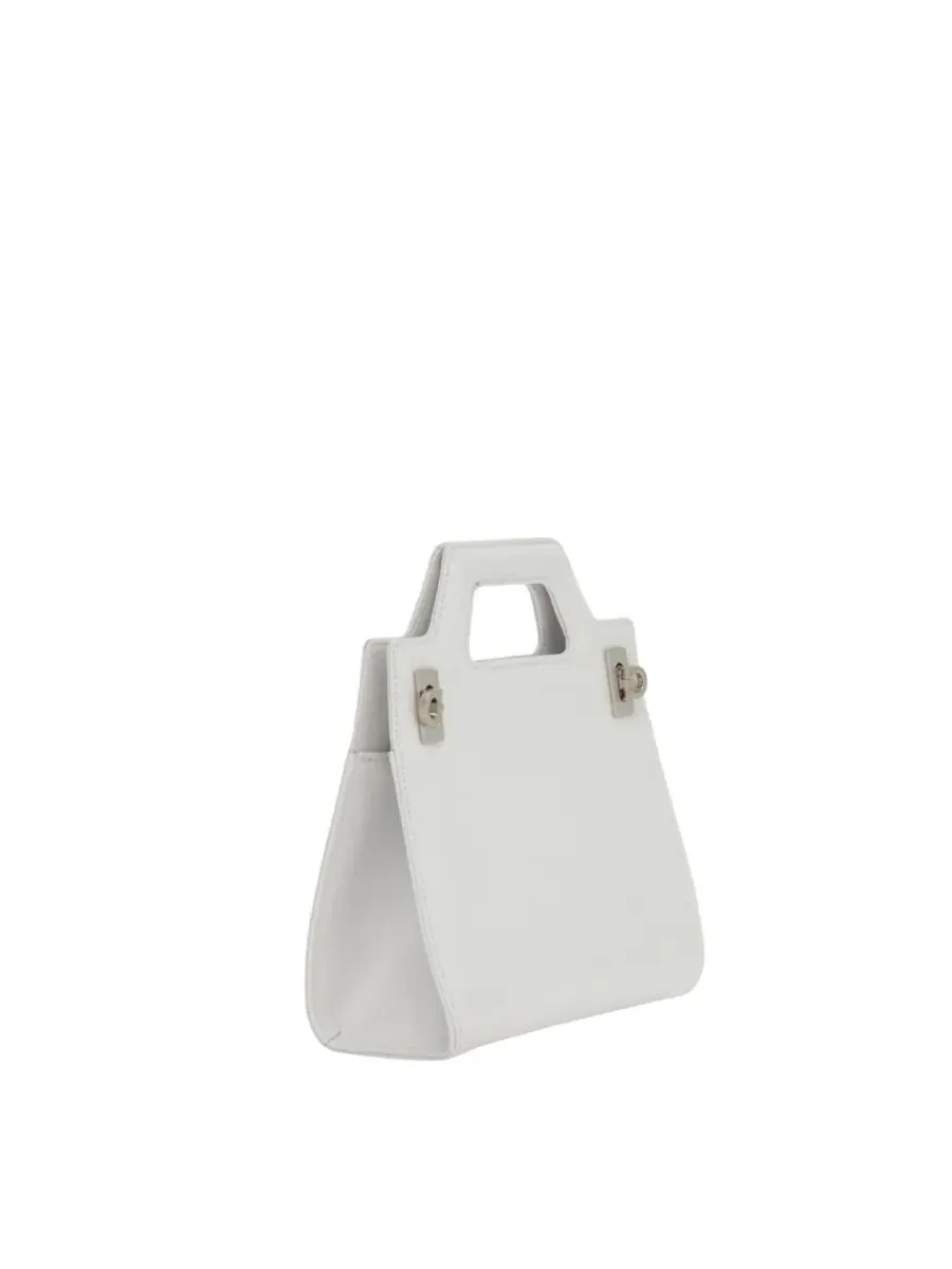 Сумка Ferragamo Mini Wanda с верхней ручкой из кожи — 3
