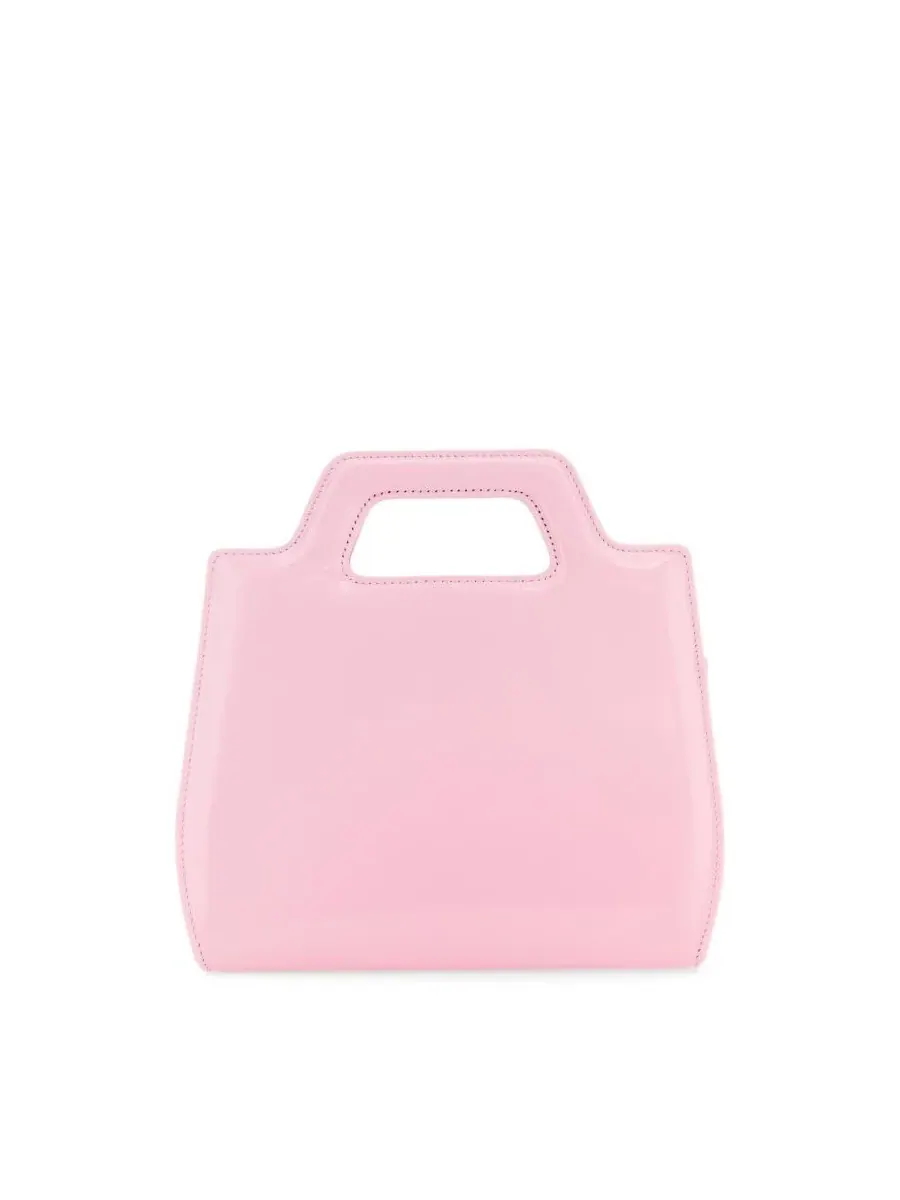 Сумка Ferragamo Mini Wanda с верхней ручкой из кожи — изображение 2 из 4, розовый