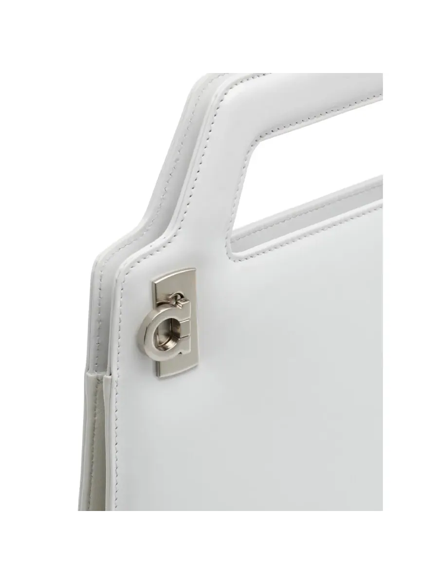 Сумка-тоут с верхней ручкой Ferragamo Wanda на застежке Flip-Lock — 5