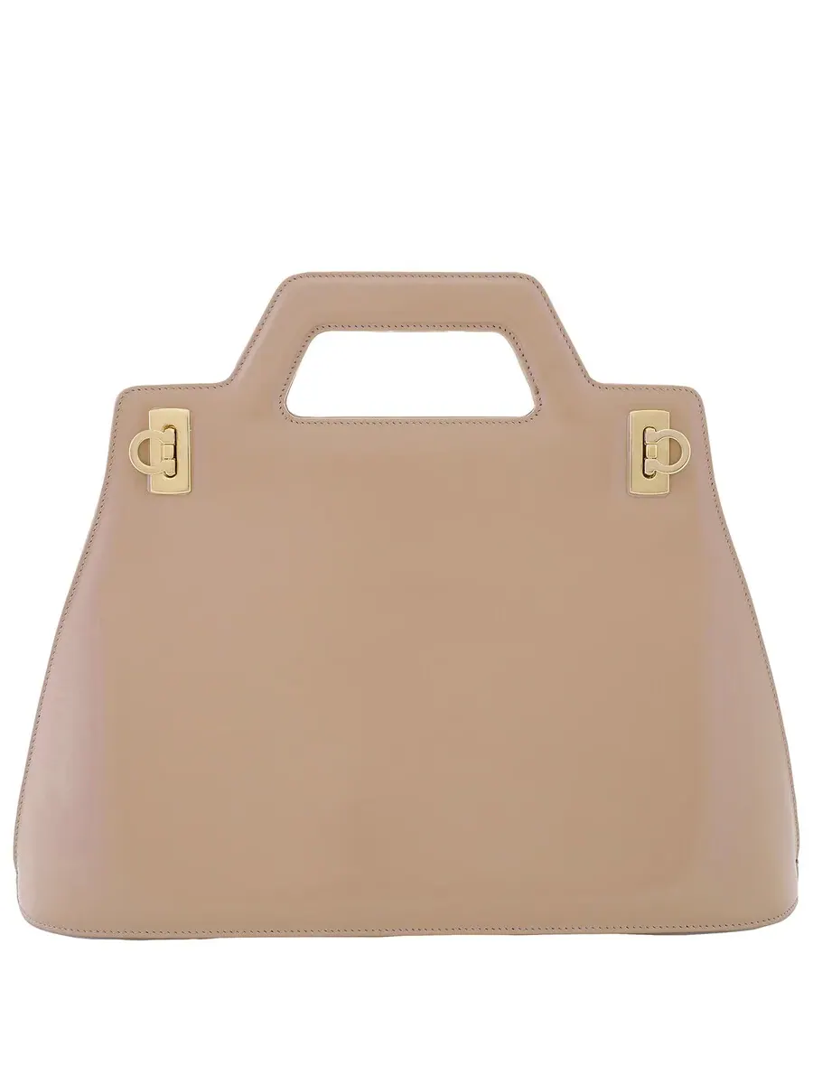 Сумка Ferragamo Wanda с верхней ручкой - бежевая — 1