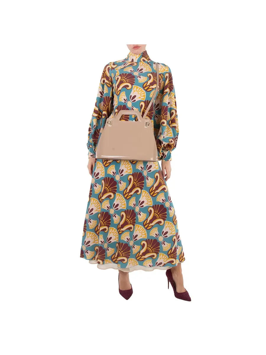 Сумка Ferragamo Wanda с верхней ручкой - бежевая — 2
