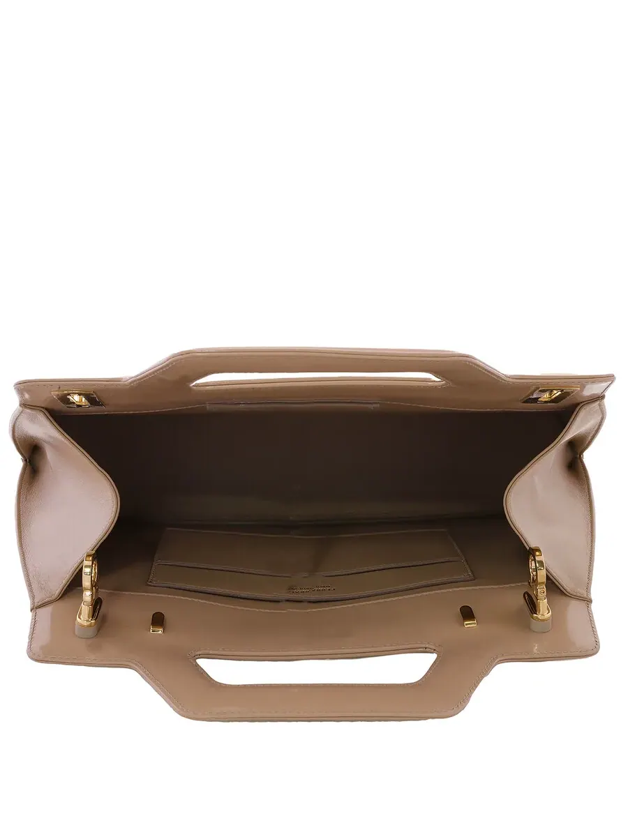 Сумка Ferragamo Wanda с верхней ручкой - бежевая — 6