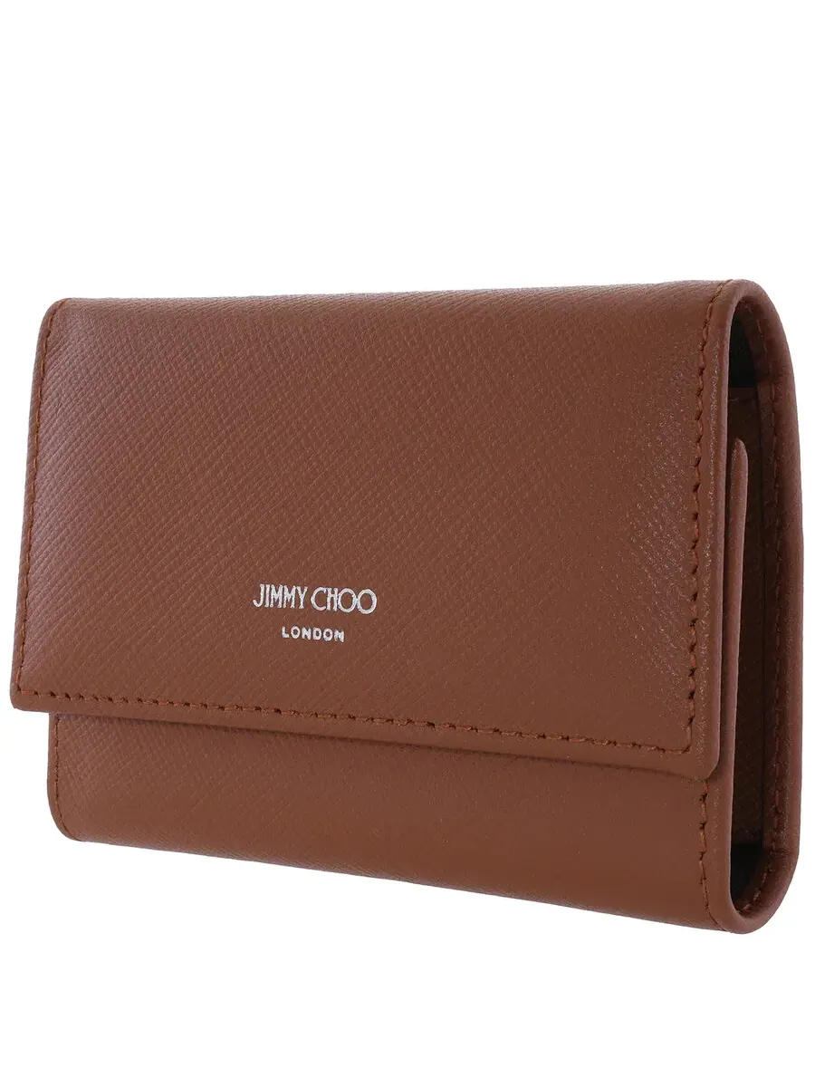 Кожаный держатель для ключей Jimmy Choo Howick — изображение 3 из 5, коричневый
