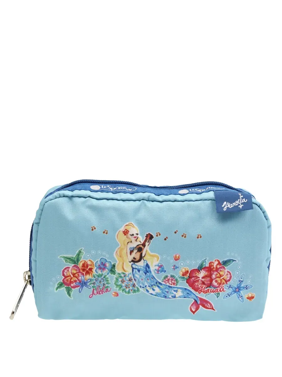 Сумка Le Sportsac Turquoise Rectangular Cosmetic Case — изображение 1 из 7, бирюзовый