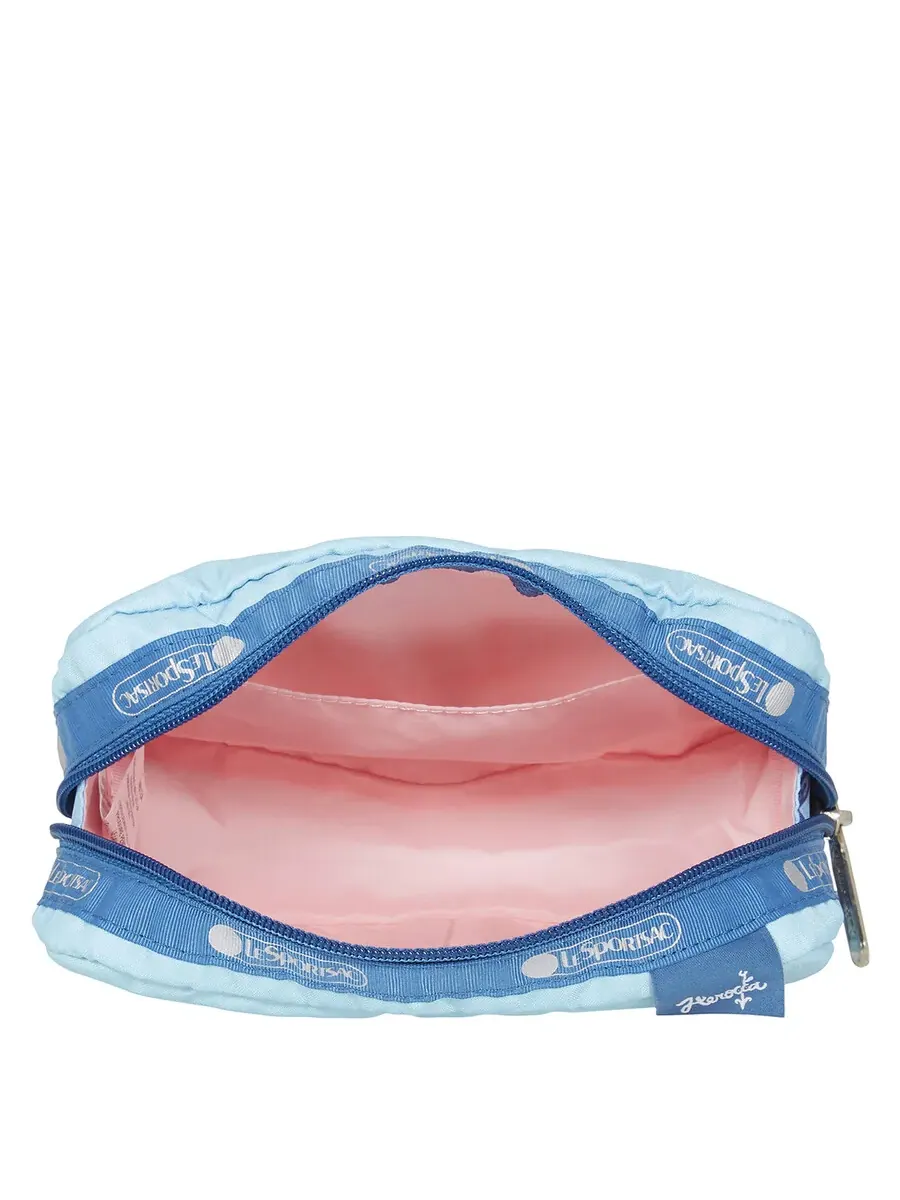 Сумка Le Sportsac Turquoise Rectangular Cosmetic Case — изображение 4 из 7, бирюзовый