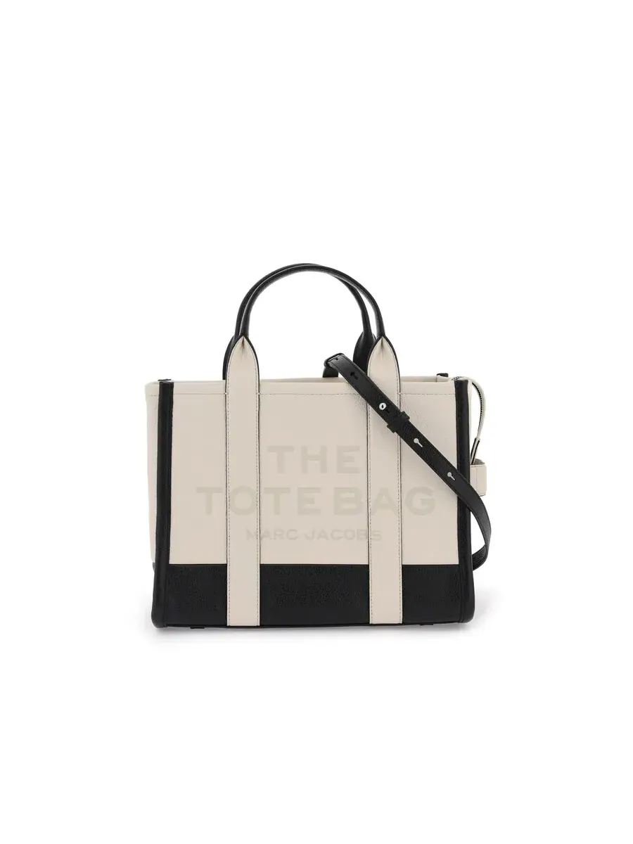 Сумка-тоут среднего размера Marc Jacobs The Colorblock — изображение 1 из 4, слоновая кость