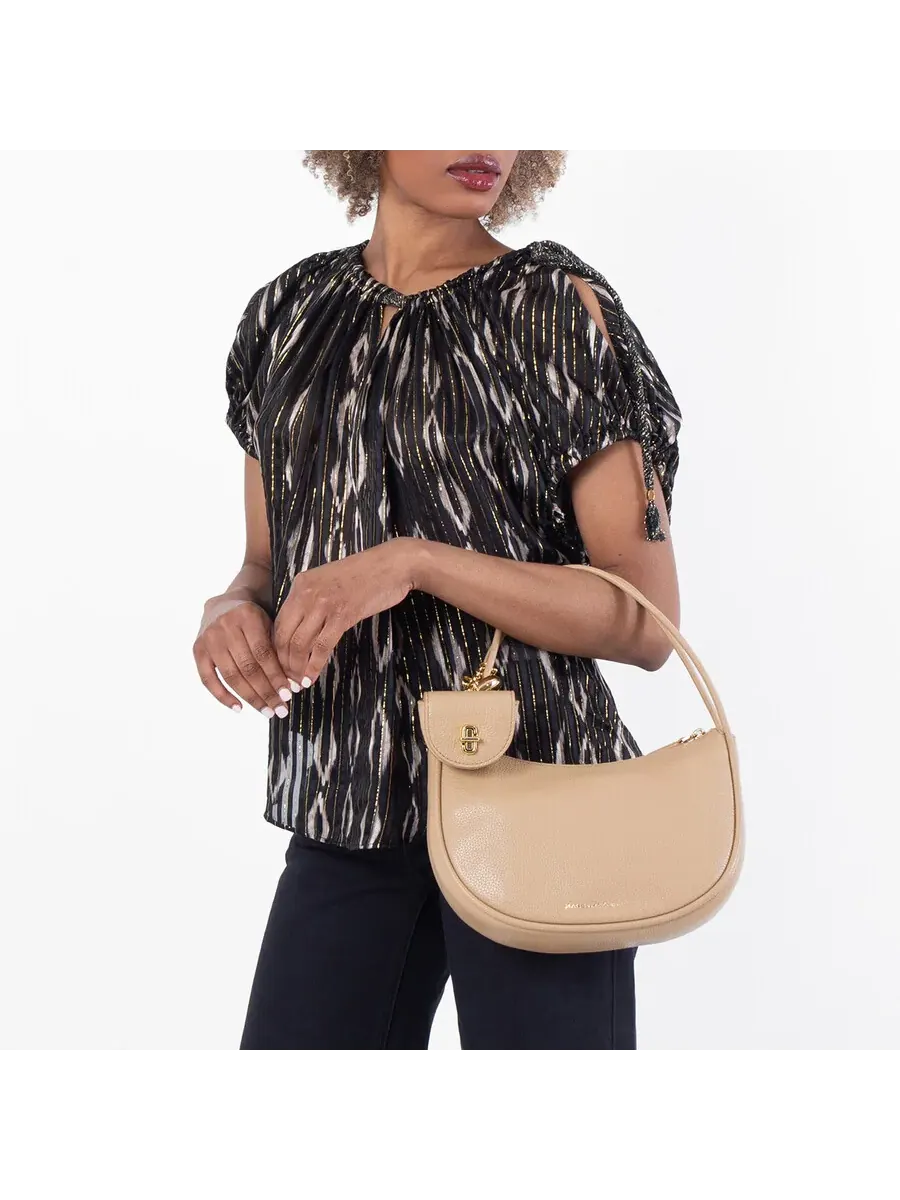 Сумка через плечо Marc Jacobs The Dual Hobo — изображение 2 из 5, верблюжий