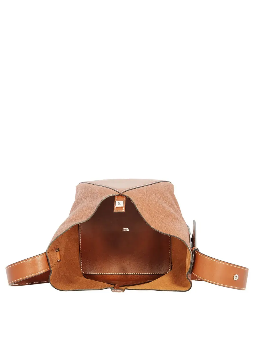Маленькая сумка-ведро Max Mara из кожи с принтом оленя — 5