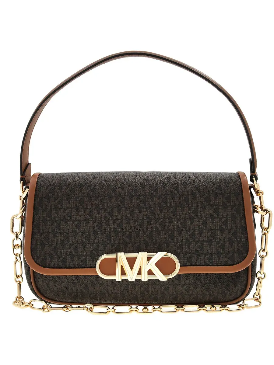 Женская сумка Michael Kors с монограммой — изображение 1 из 5, коричневый
