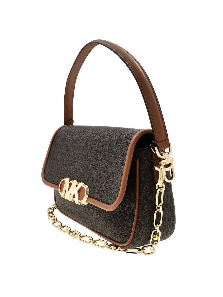Женская сумка Michael Kors с монограммой — изображение 3 из 5, коричневый