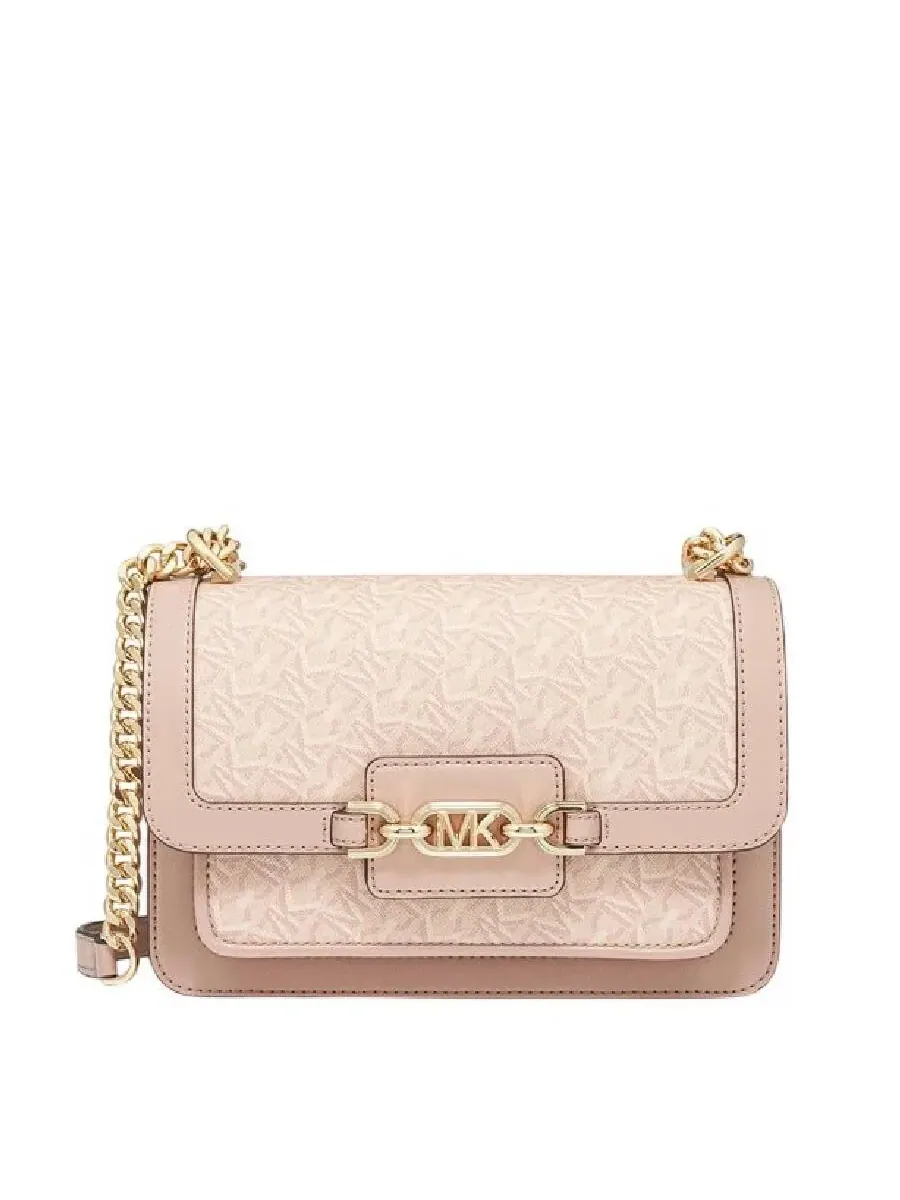 Женская сумка через плечо Michael Kors с логотипом — изображение 1 из 4, розовый