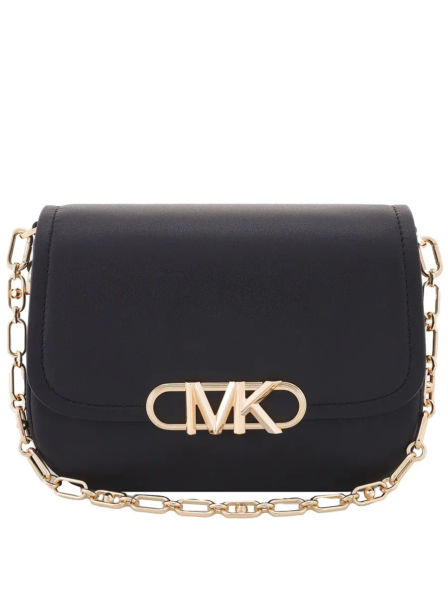 Женская кожаная сумка-почтальон Michael Kors Parker — изображение 1 из 5, черный