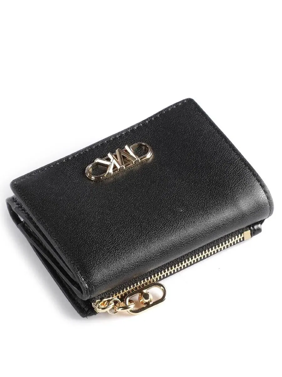 Кожаный кошелек Michael Kors Parker тройного сложения — изображение 4 из 4, черный