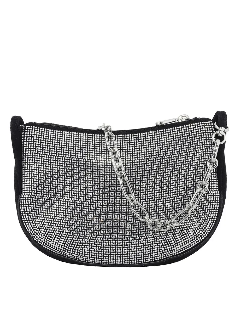 Женская сумка через плечо Michael Kors Kendall из замши с кристаллами — 3