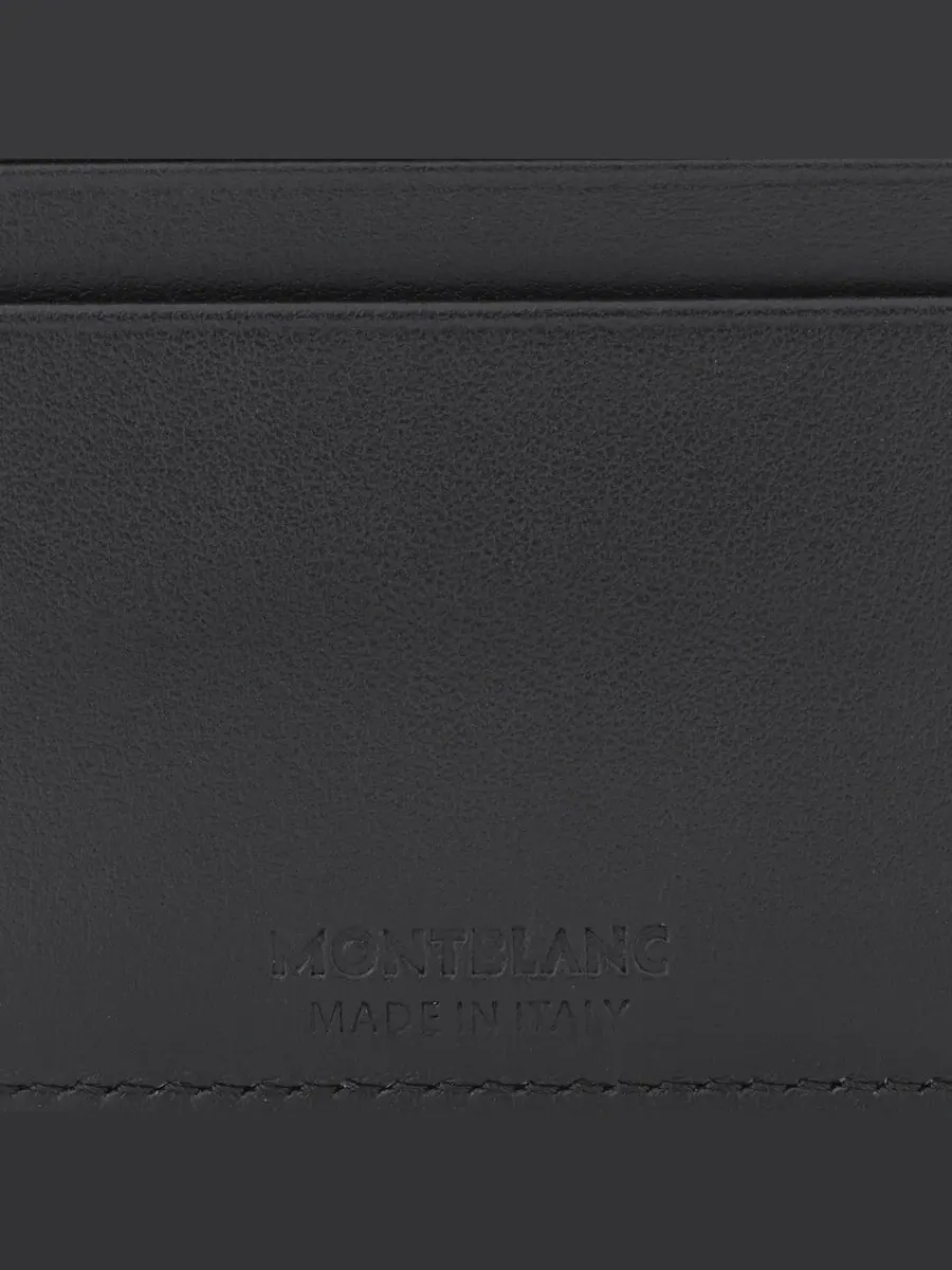 Кожаный держатель для карт Montblanc Extreme 3.0 черного цвета — изображение 4 из 5, черный