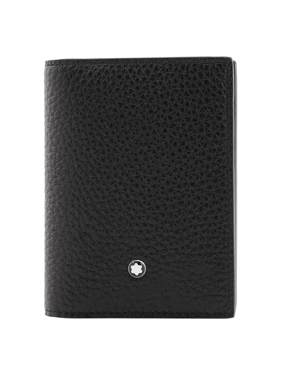 Визитница Montblanc Grain на 4 карты — изображение 1 из 5, черный