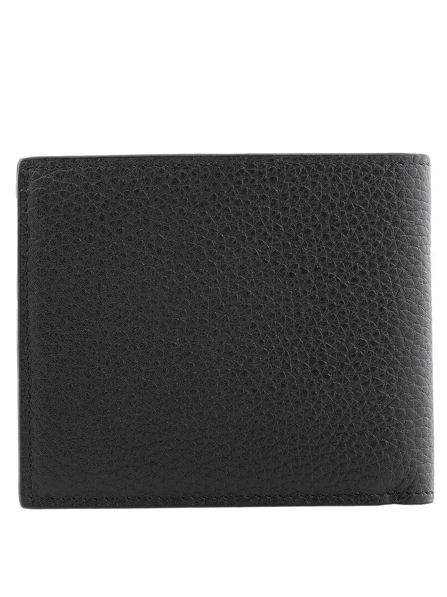 Кошелек Montblanc из зернистой кожи на 8 карт — изображение 3 из 4, черный