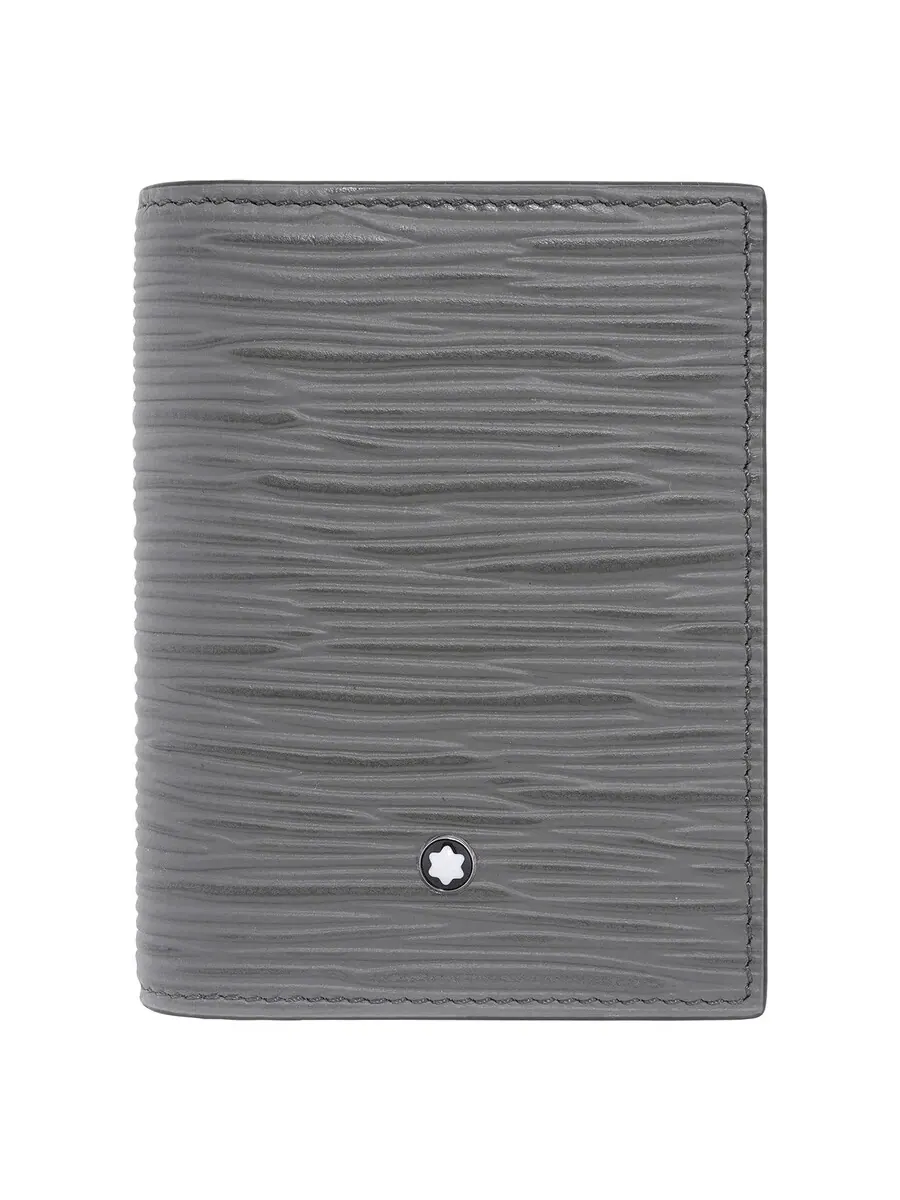 Кожаный держатель для карт Montblanc Medium Grey 4810 — изображение 1 из 4, серый