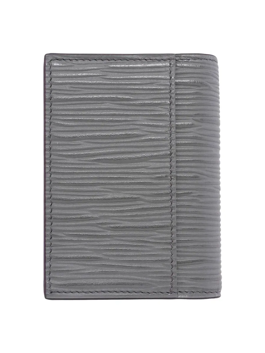 Кожаный держатель для карт Montblanc Medium Grey 4810 — изображение 3 из 4, серый