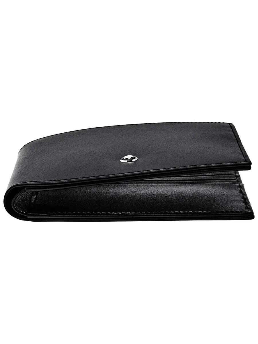 Кошелек Montblanc Meisterstuck 8 CC из черной кожи 7163 — изображение 7 из 7, черный