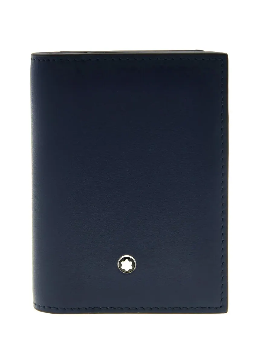 Визитница Montblanc Meisterstuck на 4 карты — изображение 1 из 4, синий