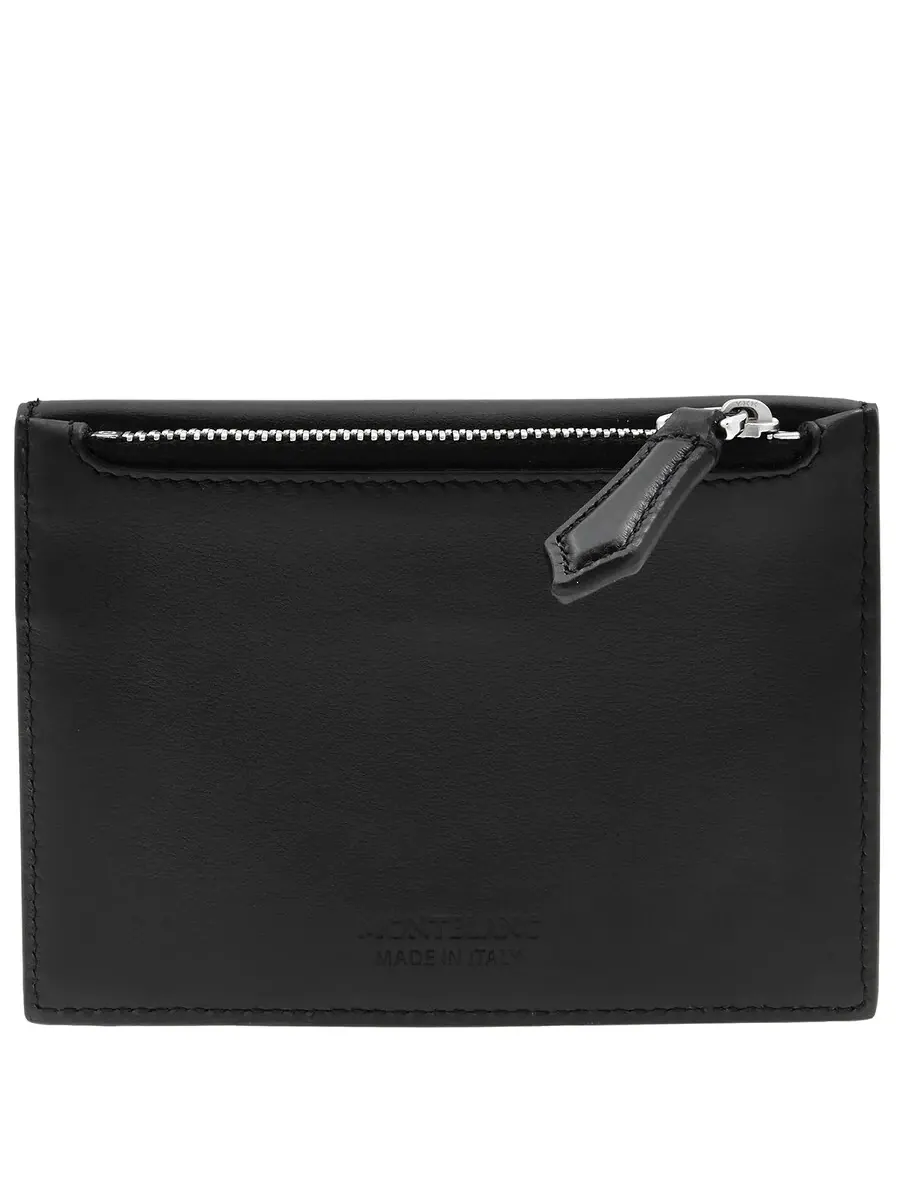Кожаный держатель для карт Montblanc Meisterstück — изображение 3 из 4, черный
