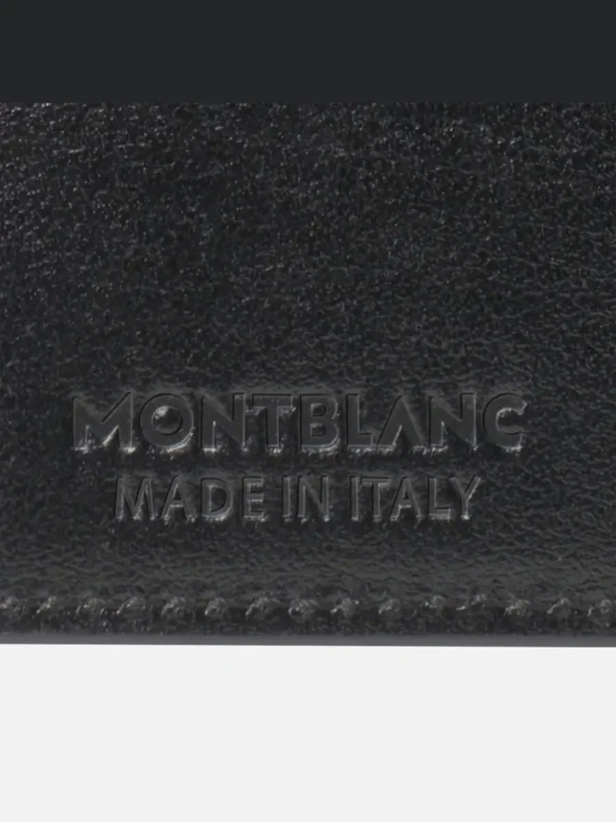 Кошелек Montblanc Meisterstück на 14 карт с карманом на молнии — изображение 3 из 4, черный