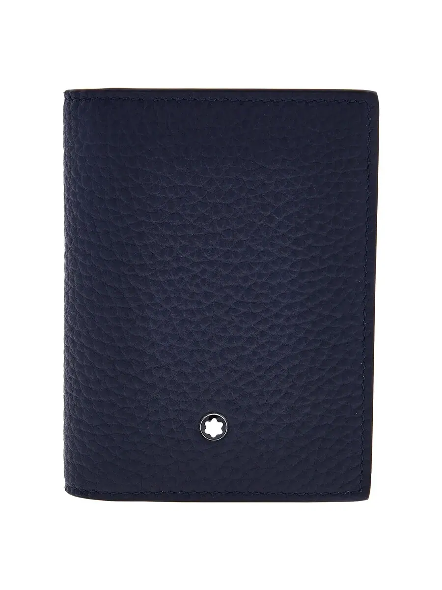 Кардхолдер Montblanc Midnight Blue из зернистой кожи — изображение 1 из 4, синий