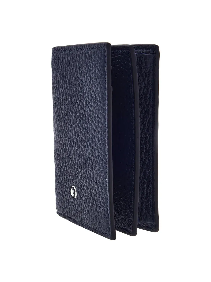 Кардхолдер Montblanc Midnight Blue из зернистой кожи — изображение 2 из 4, синий