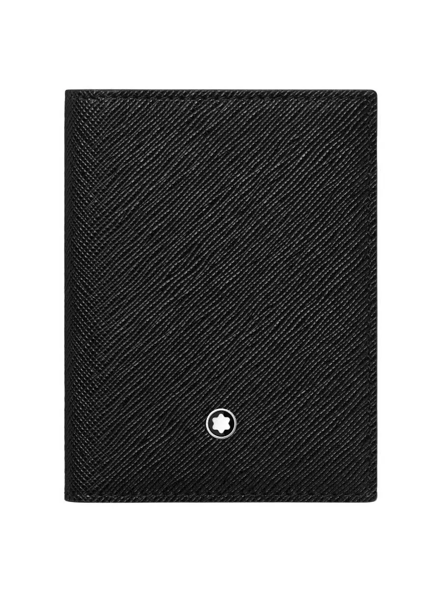 Визитница Montblanc Sartorial 4CC из кожи — изображение 1 из 3, черный